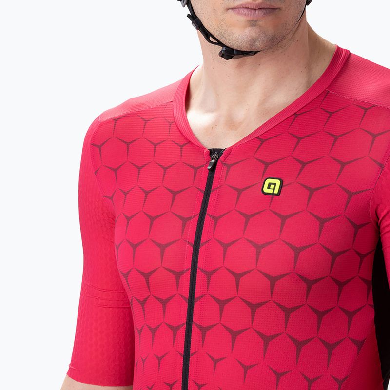 Kombinezon triathlonowy męski Alé Body MC Hive red 3