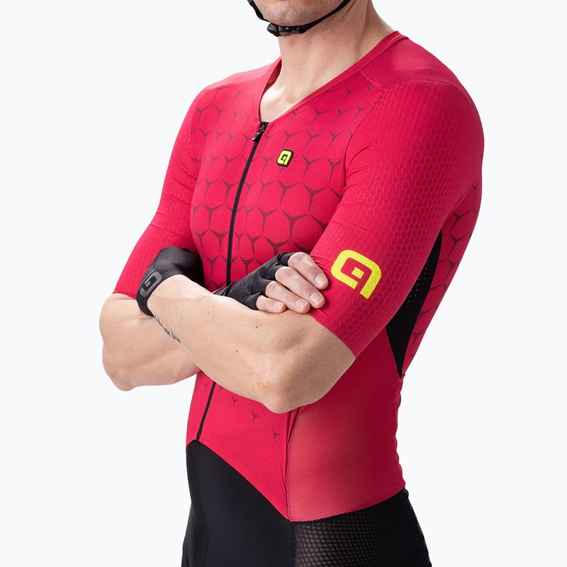 Kombinezon triathlonowy męski Alé Body MC Hive red 4