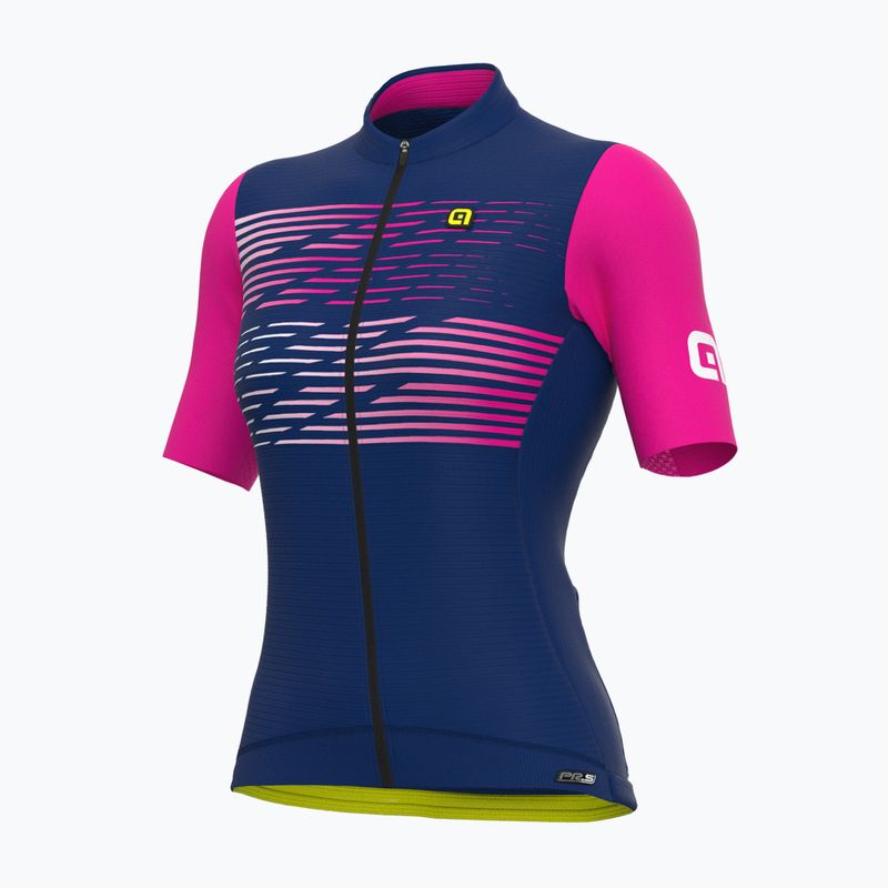 Koszulka rowerowa damska Alé Logo fucsia 6