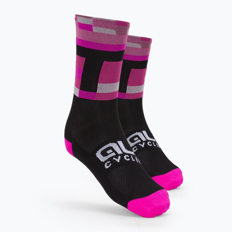 Skarpety Alé Q-Skin 16 cm Match fucsia