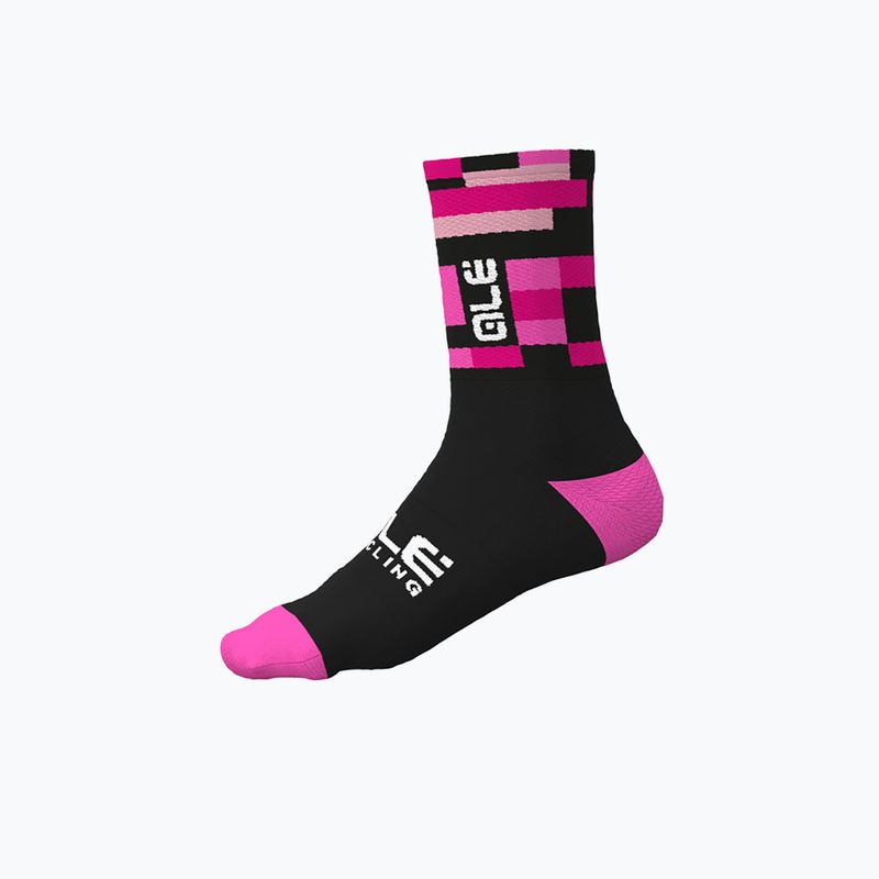 Skarpety Alé Q-Skin 16 cm Match fucsia 4