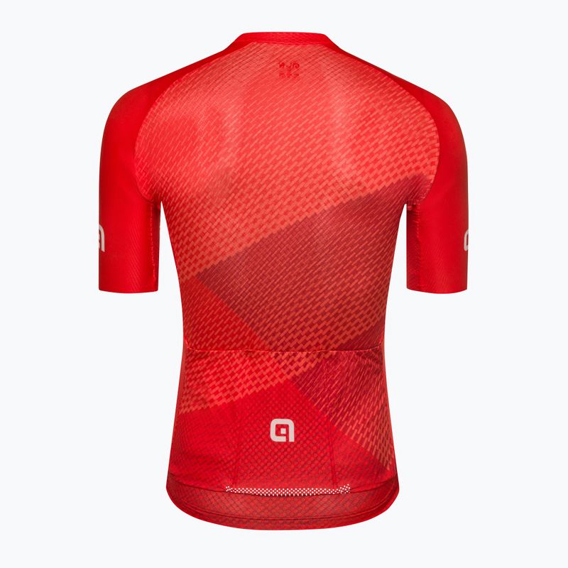 Koszulka rowerowa męska Alé Web red 7