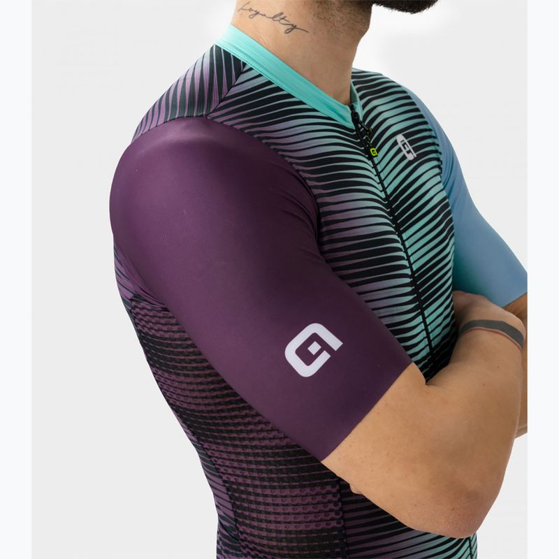 Koszulka rowerowa męska Alé Dinamica aqua green 7