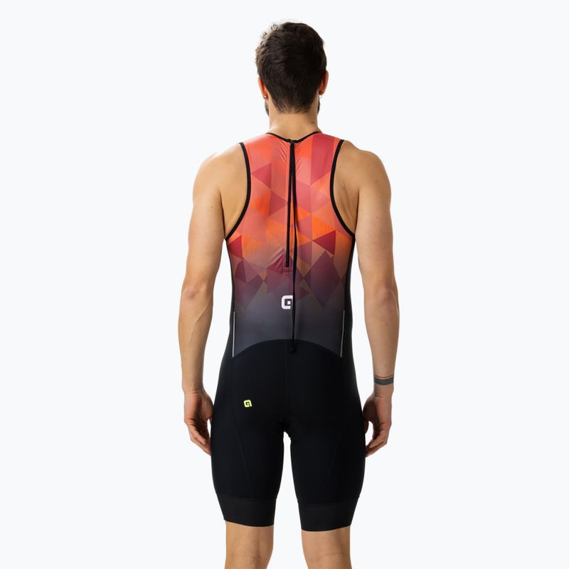 Kombinezon rowerowy męski Alé Kite Sleeveless red 2