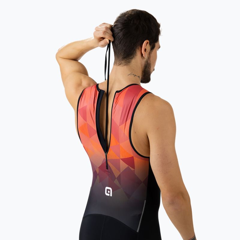 Kombinezon rowerowy męski Alé Kite Sleeveless red 5
