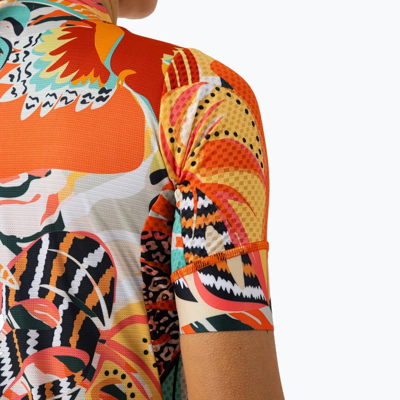 Koszulka rowerowa damska Alé Rio orange 5