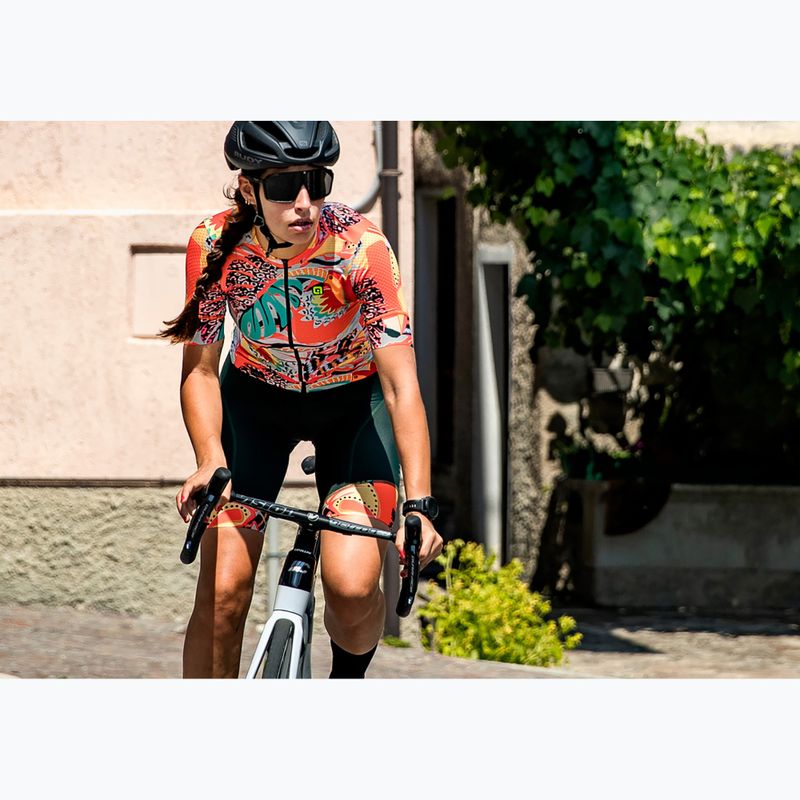 Koszulka rowerowa damska Alé Rio orange 9