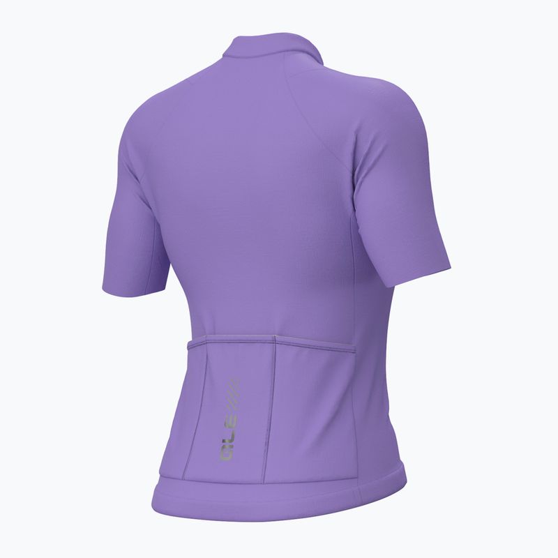 Koszulka rowerowa damska Alé Color Block lilac 7