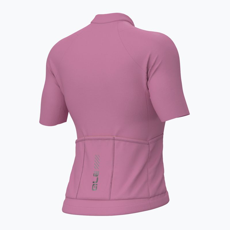 Koszulka rowerowa damska Alé Color Block Off Road blush 8