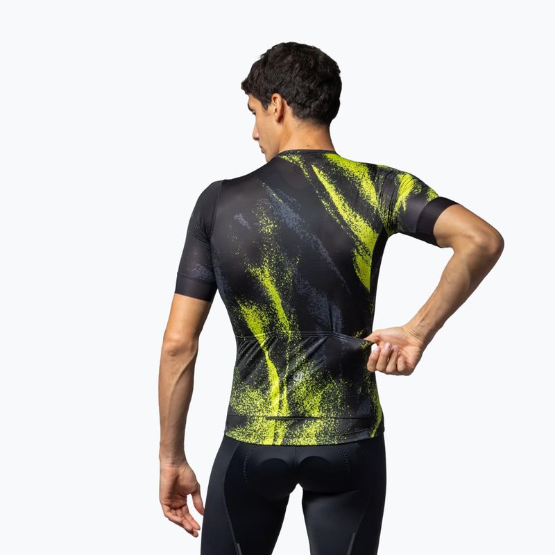 Koszulka rowerowa męska Alé Trace acid green 2