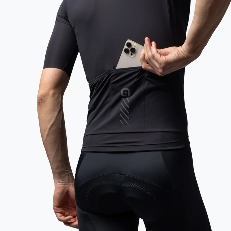 Koszulka rowerowa męska Alé Color Block black 5
