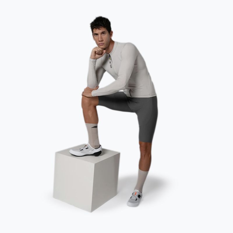 Longsleeve rowerowy męski Alé Color Block stone 5