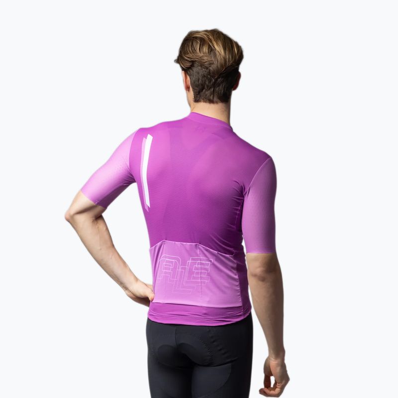 Koszulka rowerowa męska Alé Follow Me cyclamen 2