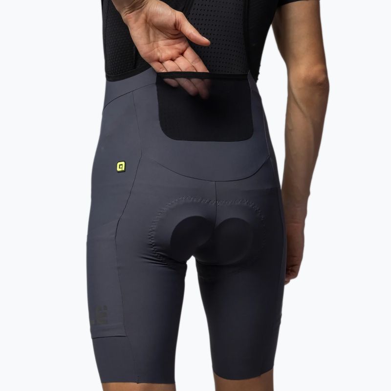 Spodenki rowerowe męskie Alé Gravel Pro Bibshorts titanium 5