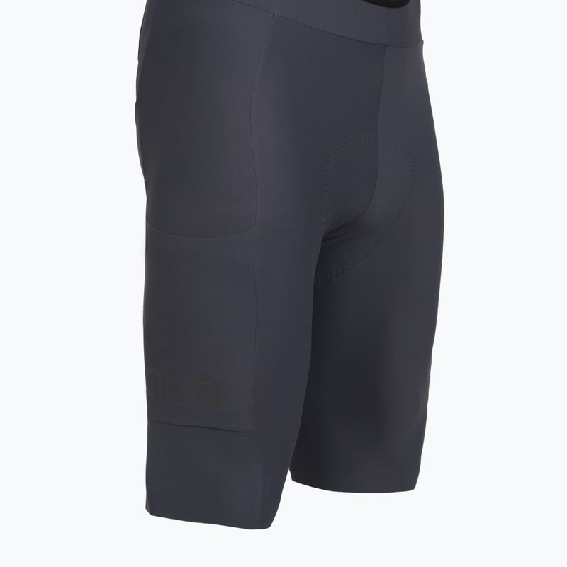 Spodenki rowerowe męskie Alé Gravel Pro Bibshorts titanium 9