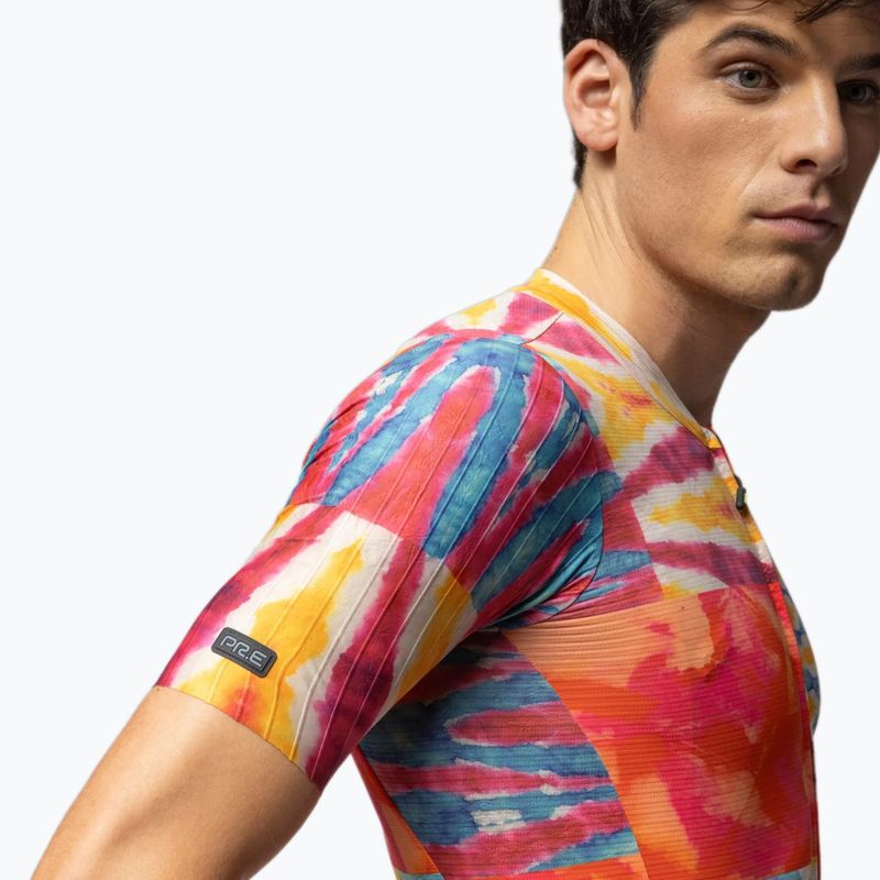 Koszulka rowerowa męska Alé Clorofilla orange combo 4