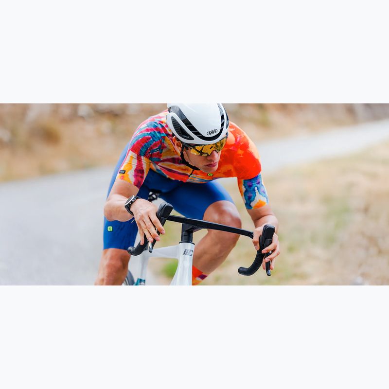 Koszulka rowerowa męska Alé Clorofilla orange combo 6