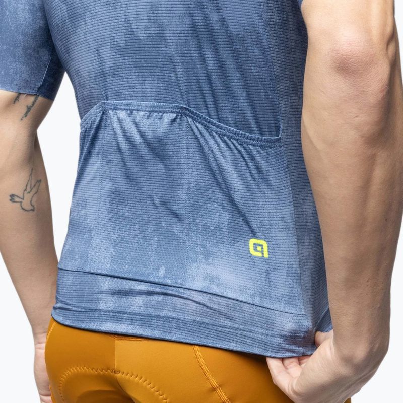 Koszulka rowerowa męska Alé Deep powder blue 5