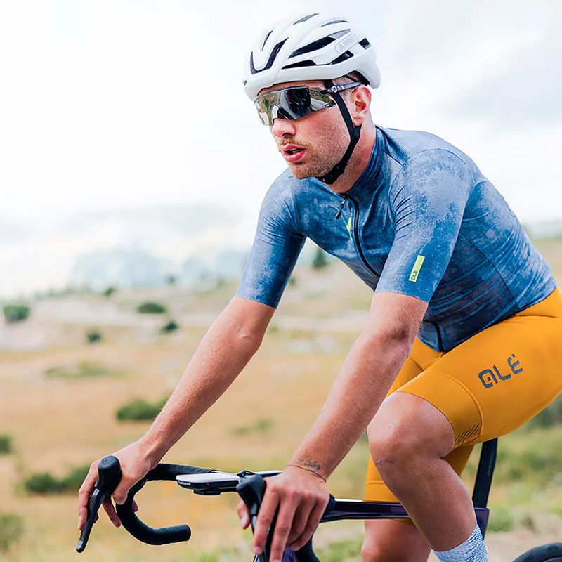 Koszulka rowerowa męska Alé Deep powder blue 6