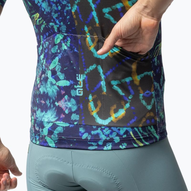 Koszulka rowerowa męska Alé Caraibi black 5