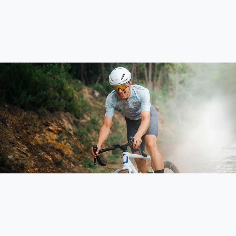 Koszulka rowerowa męska Alé Traccia white 6