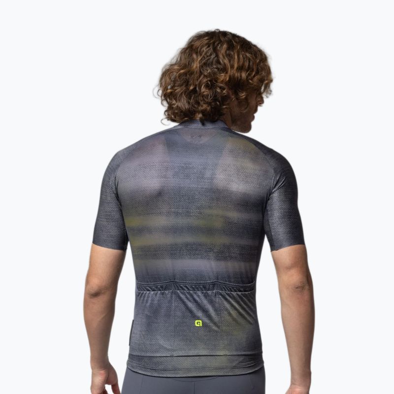 Koszulka rowerowa męska Alé Traccia black 2