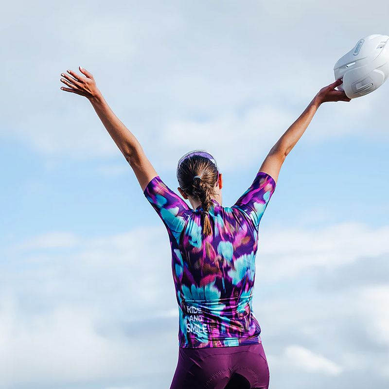 Koszulka rowerowa damska Alé Jardin 2.0 purple combo 7