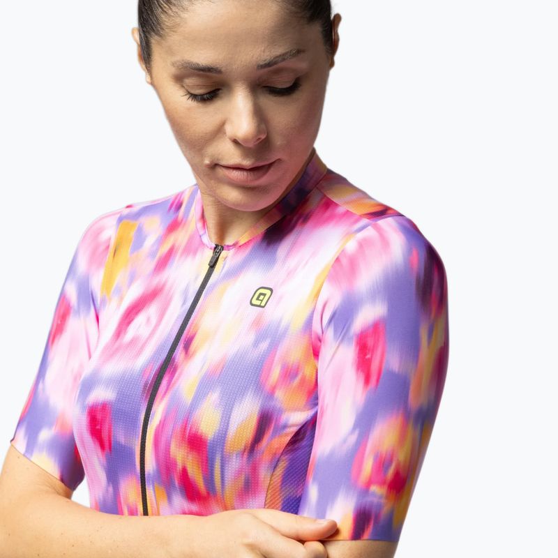 Koszulka rowerowa damska Alé Jardin 2.0 pink combo 4