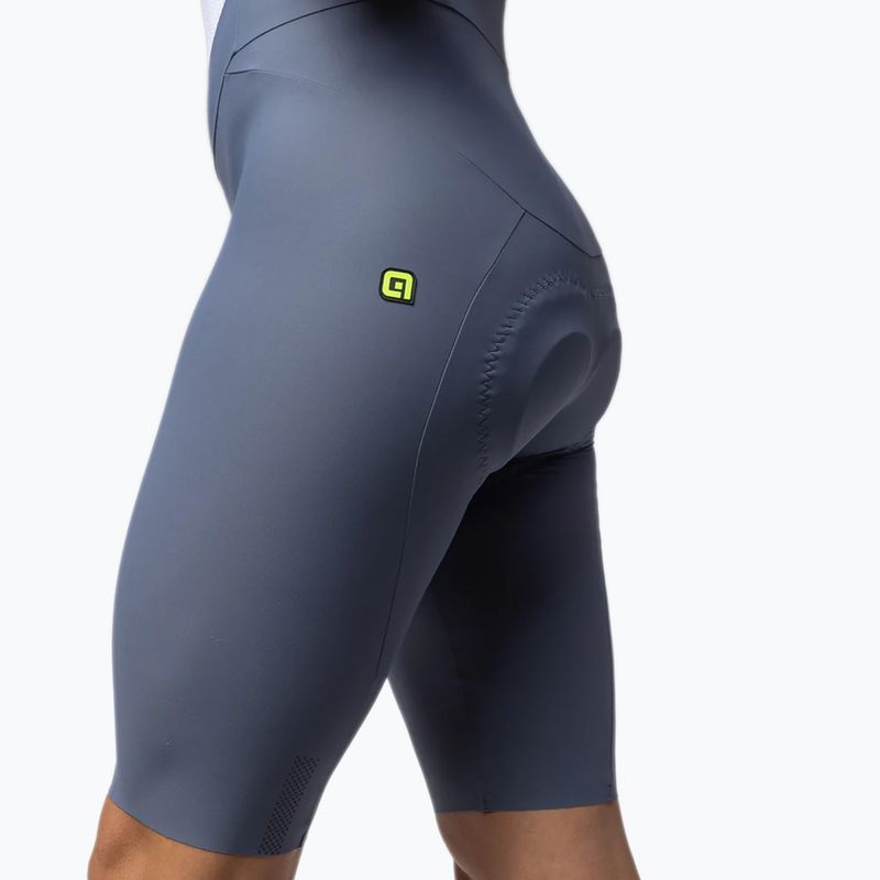 Spodenki rowerowe męskie Alé Go Bibshorts steel 4