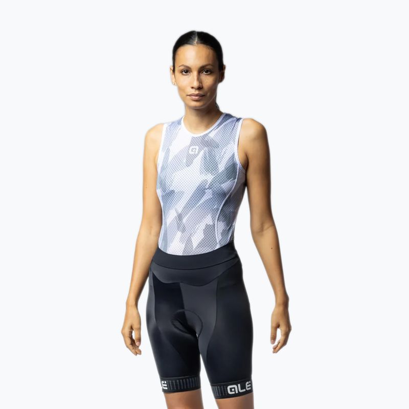 Spodenki rowerowe damskie Alé Traguardo 2.0 white 2