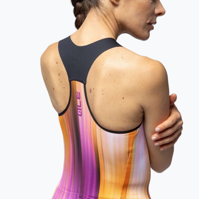 Koszulka rowerowa damska Alé Crazy TT orange combo 5