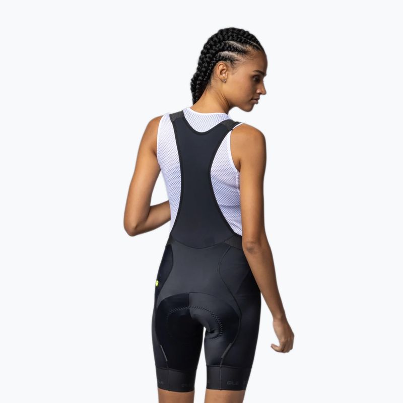 Spodenki rowerowe damskie Alé Strada 2.0 Bibshorts black 2