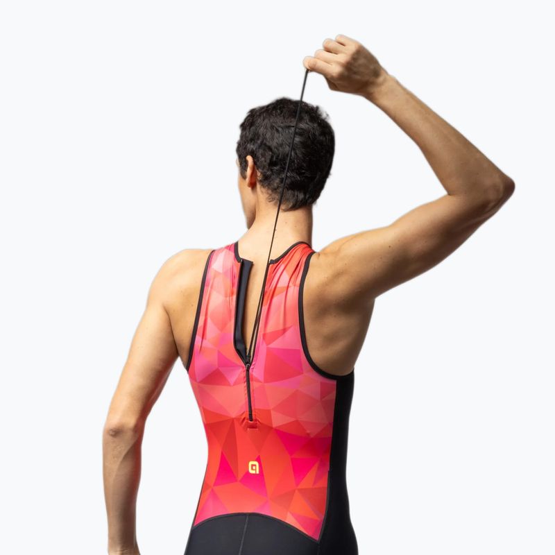 Kombinezon triathlonowy męski Alé Triple pink combo 4