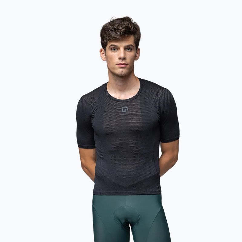 Potówka kolarska męska Alé Merino SS nero/black