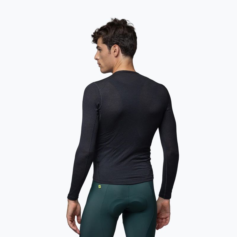 Potówka kolarska męska Alé Merino LS nero/black 2
