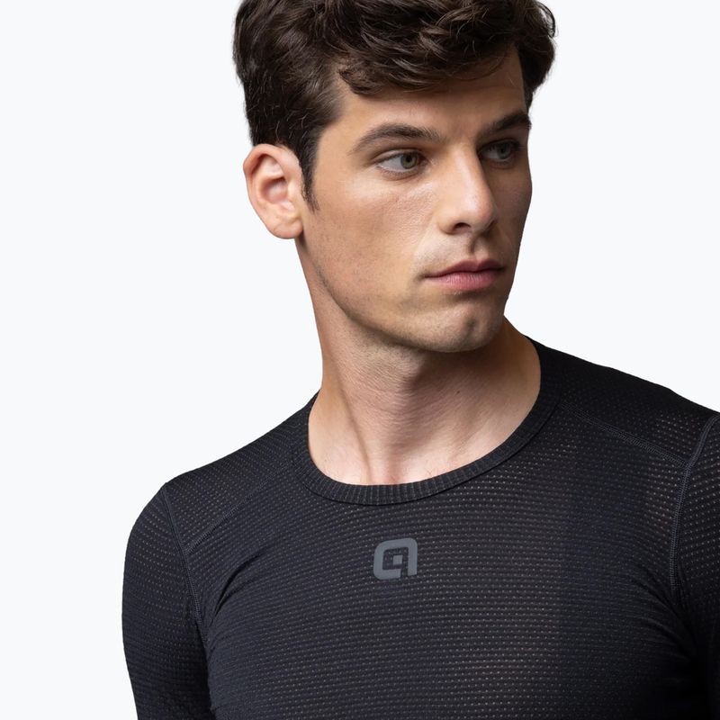 Potówka kolarska męska Alé Merino LS nero/black 3