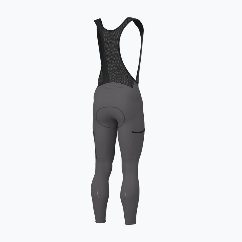 Spodnie rowerowe męskie Alé Stones Cargo 2.0 Bibtights acciaio/steel 2