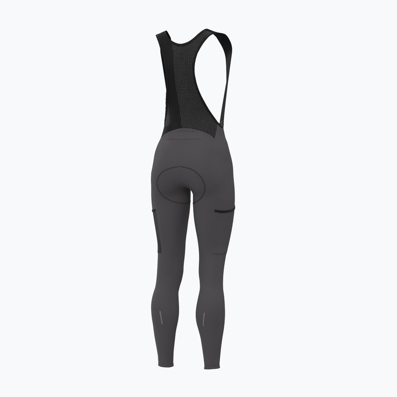 Spodnie rowerowe damskie Alé Stones Cargo 2.0 Bibtights acciaio/steel 2
