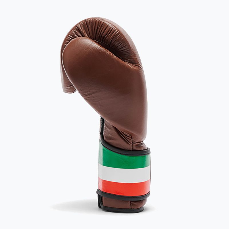 Rękawice bokserskie LEONE 1947 Italy '47 black/white/brown 4