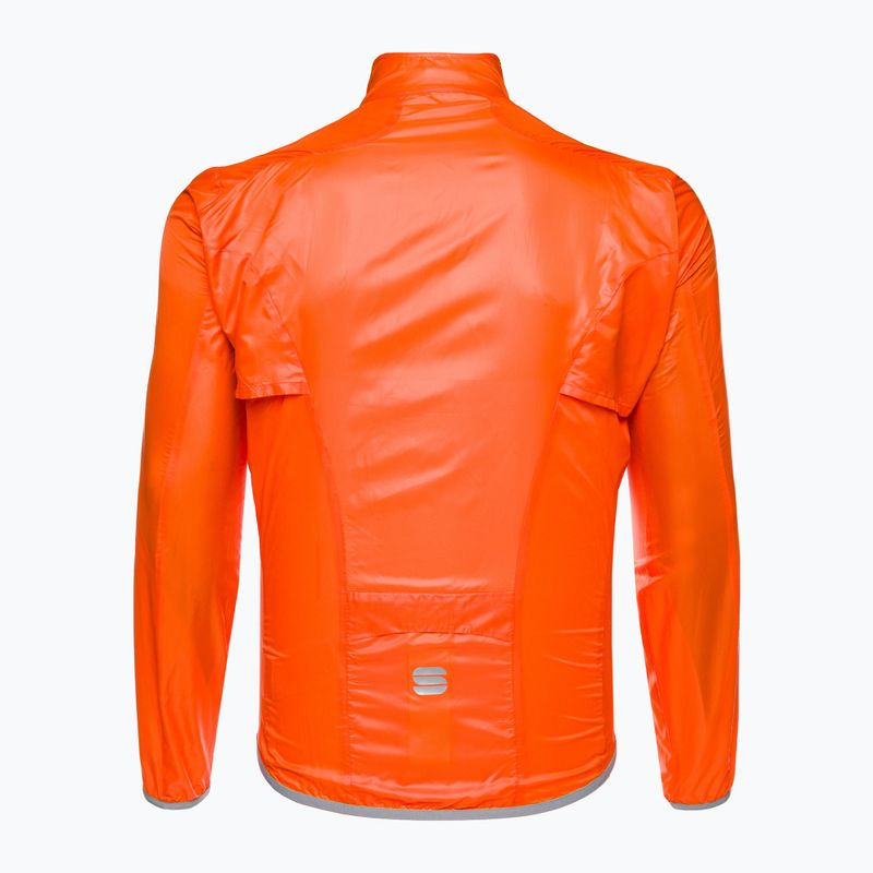 Kurtka rowerowa męska Sportful Hot Pack Easylight orange sdr 2