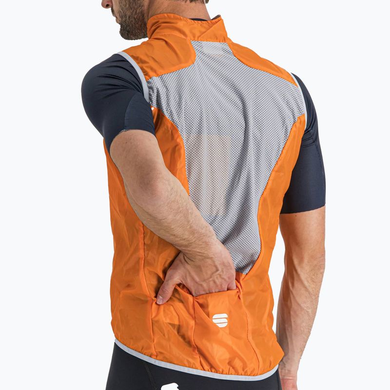 Kamizelka rowerowa męska Sportful Hot Pack Easylight orange sdr 4