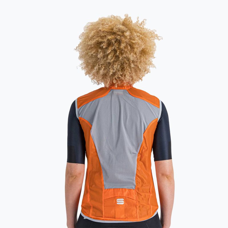 Kamizelka rowerowa damska Sportful Hot Pack Easylight orange sdr 2