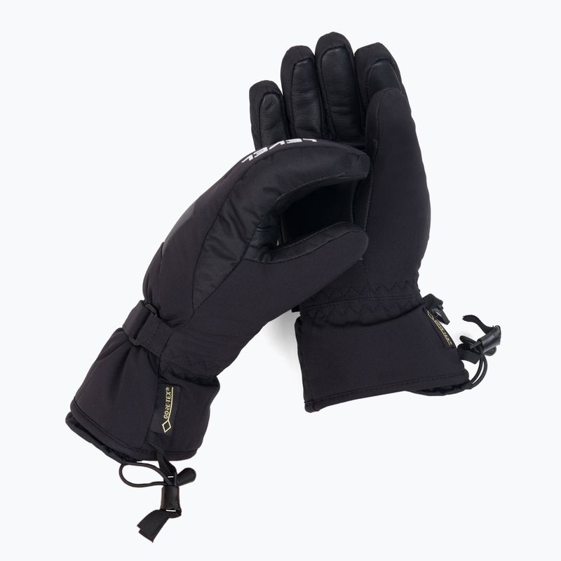 Rękawice narciarskie dziecięce Level Super Radiator Jr Gore-Tex pk black