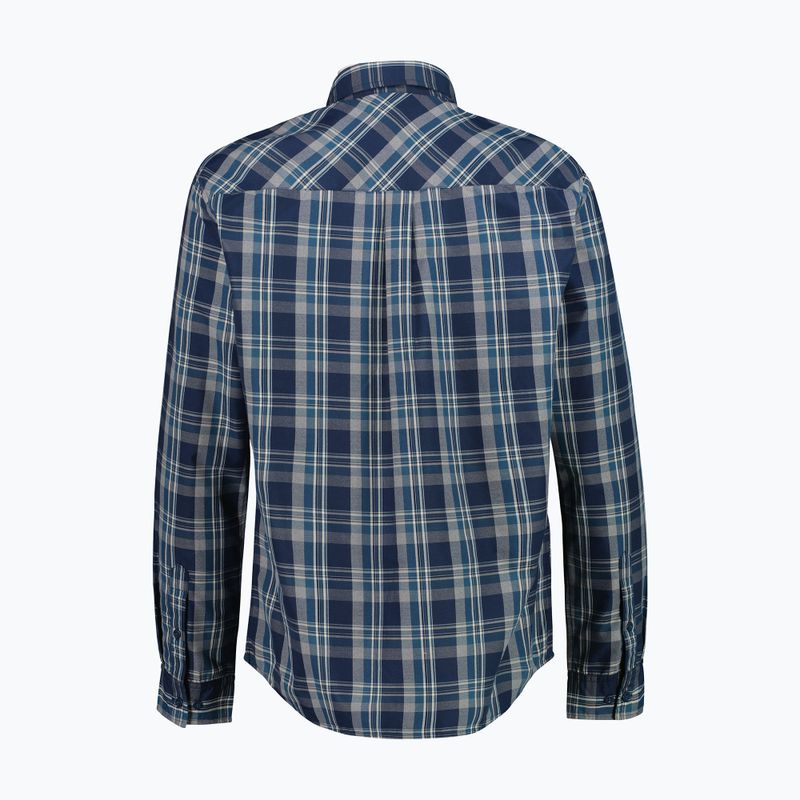 Koszula męska CMP 30T9927 b. blue/vaniglia/petroleum 2