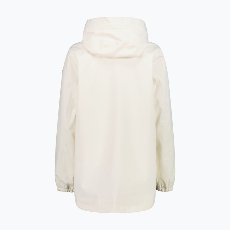 Kurtka przeciwdeszczowa damska CMP 35Z5286 Fix Hood off white 2
