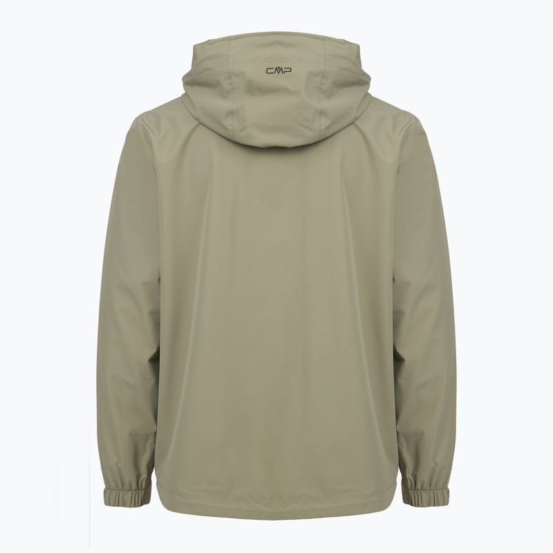 Kurtka przeciwdeszczowa męska CMP 39X7367 Snaps Hood sage 2