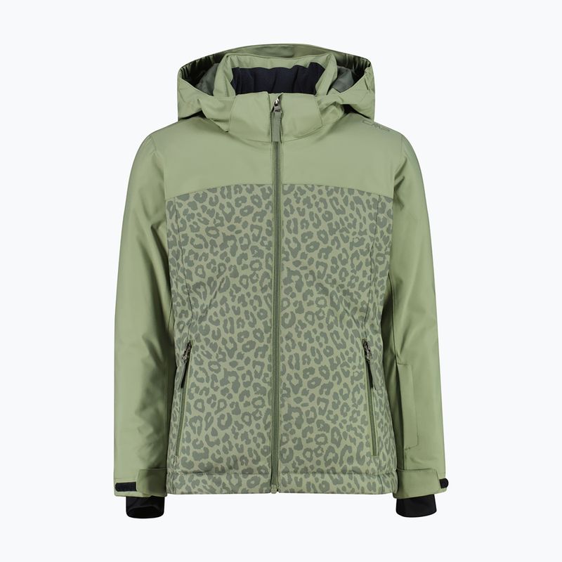 Kurtka narciarska dziecięca CMP 39W2085 green tea/salvia