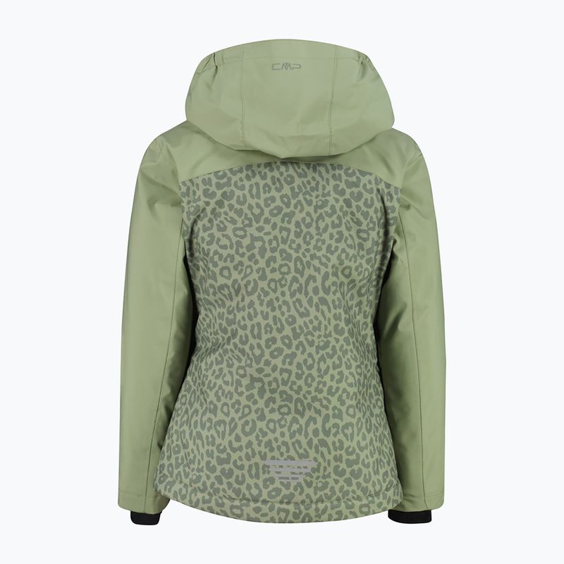 Kurtka narciarska dziecięca CMP 39W2085 green tea/salvia 2