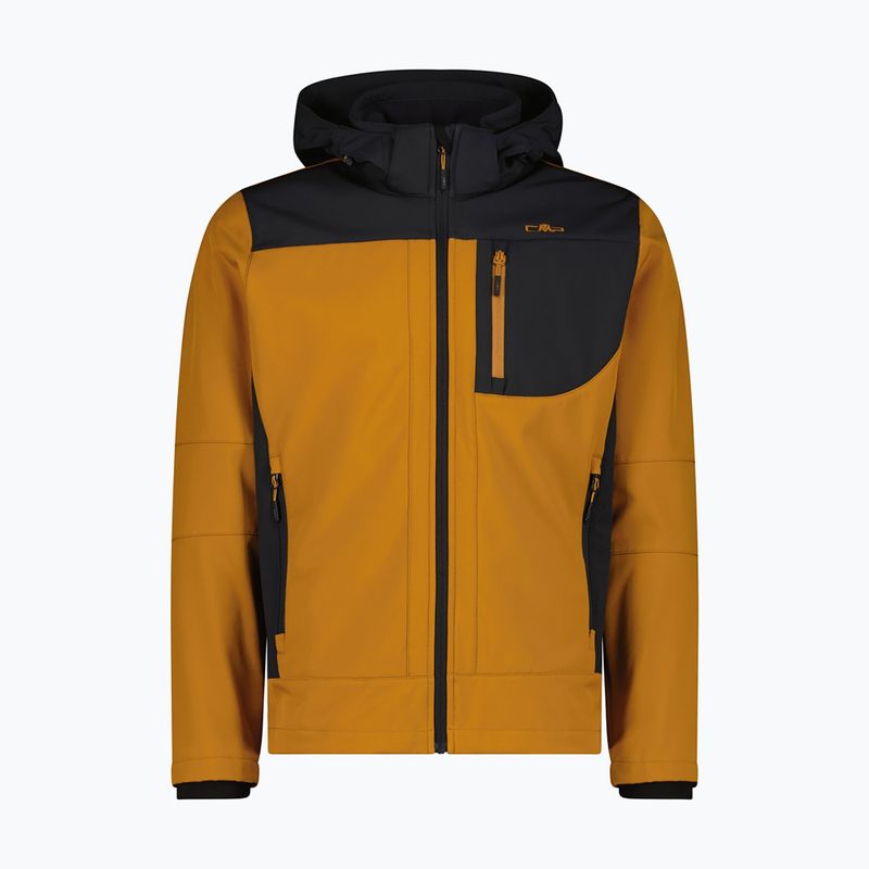 Kurtka softshell męska CMP 3A01787N Zip Hood caramel/antracite