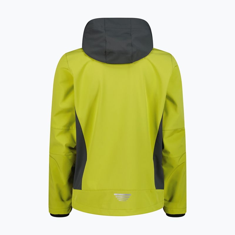 Kurtka softshell męska CMP 3A01787N Zip Hood cardamom/black pine 2